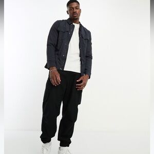 ASOS French Connection Utility Tech Shirt in Navy - Size M